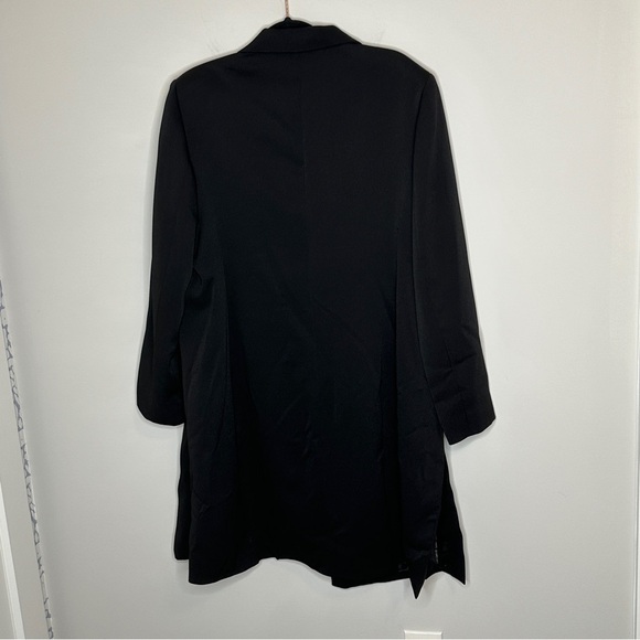 City Chic Size Small/16 Black Longline Blazer Boss Classy Preppy Boardroom - Picture 2 of 9